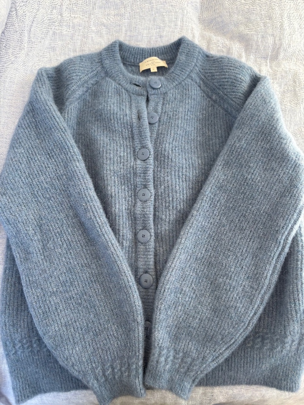 Sezane Othello Cardigan Ice Blue - Size M